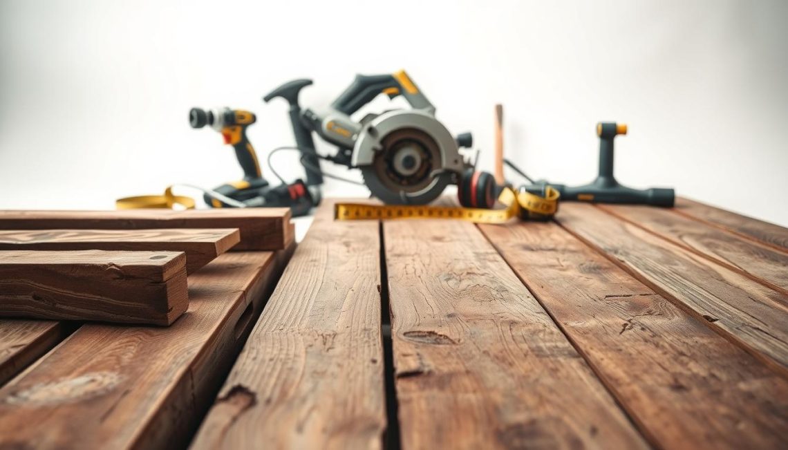 DIY pallet flooring materials