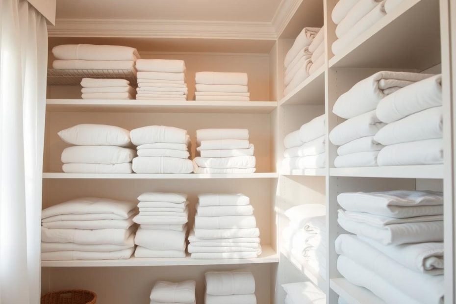 Linen Closet Organization Makeover