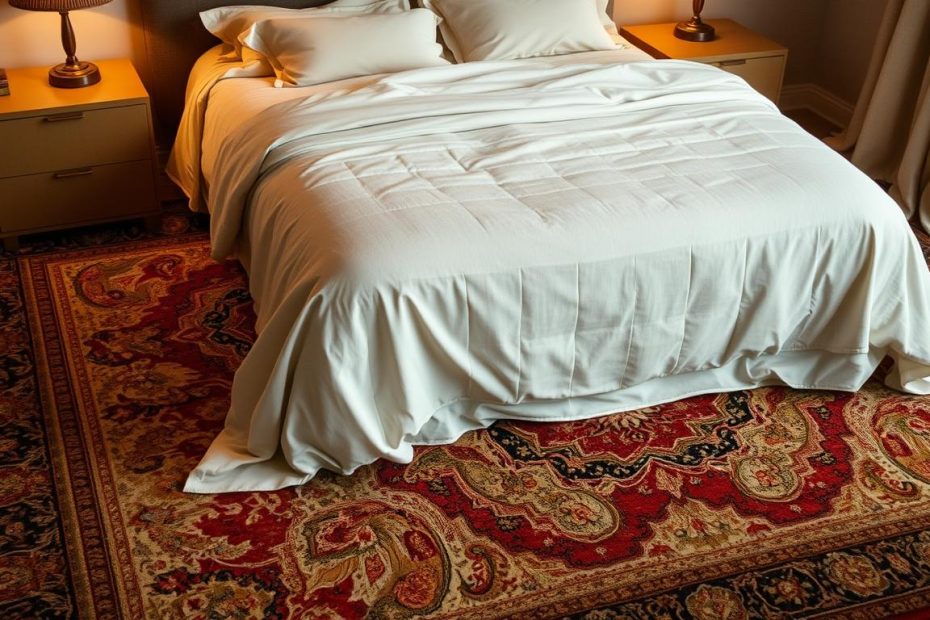 Rug Under Queen Bed
