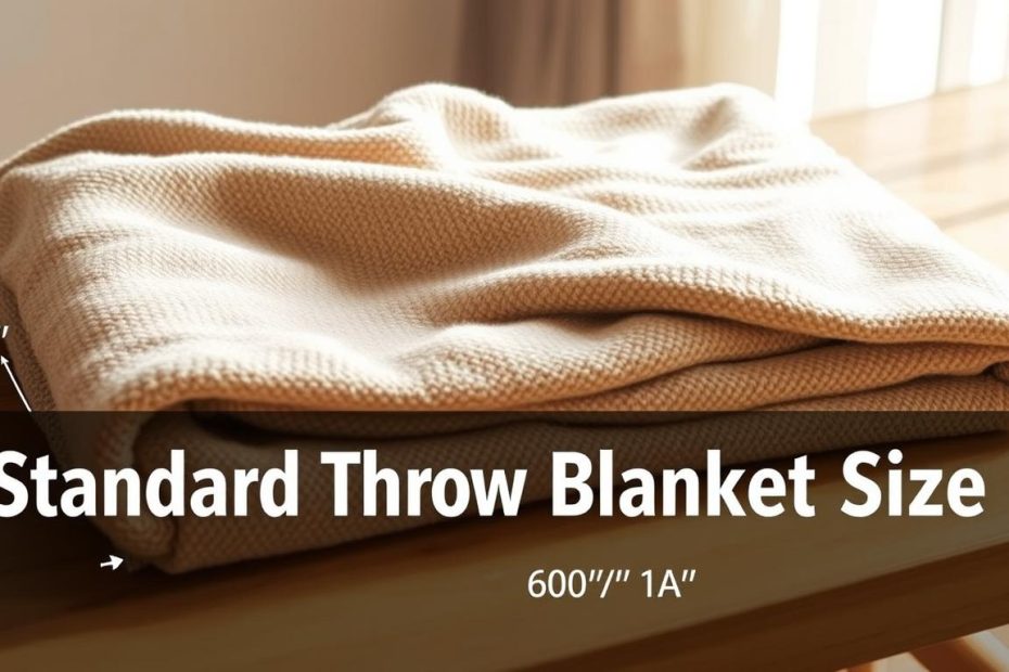 Standard Throw Blanket Sizes