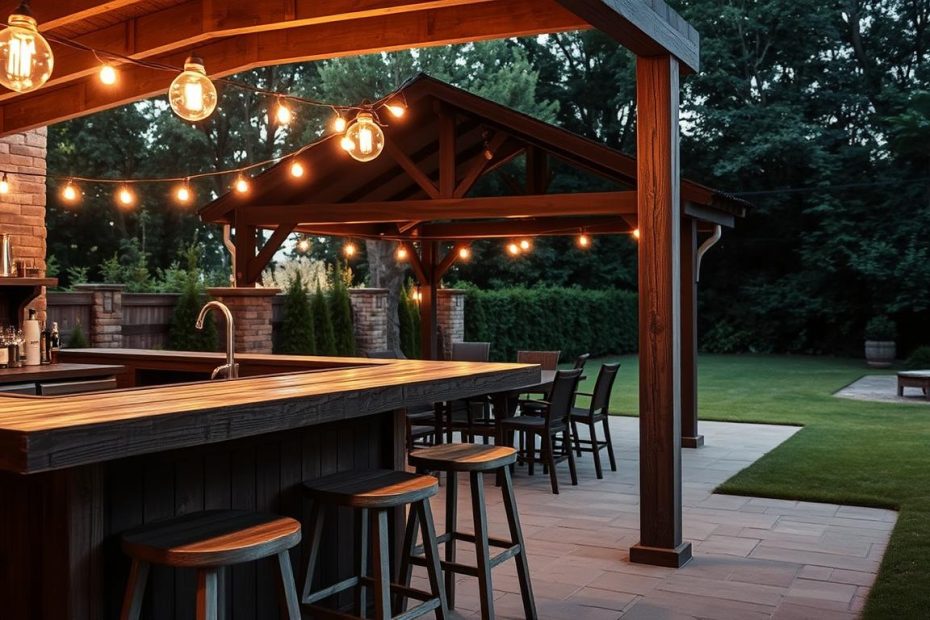 DIY Outdoor Bar Ideas