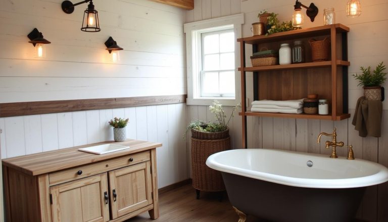 Farmhouse Bathroom Decor Ideas