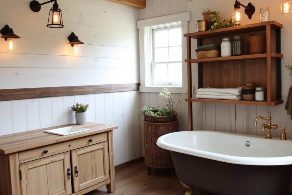 Farmhouse Bathroom Decor Ideas