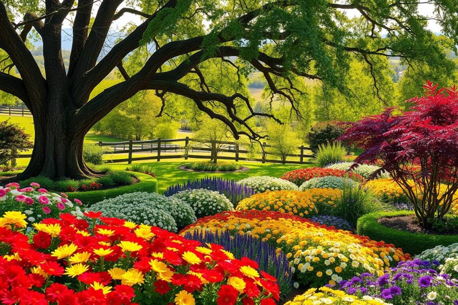 Flower Beds Around Trees