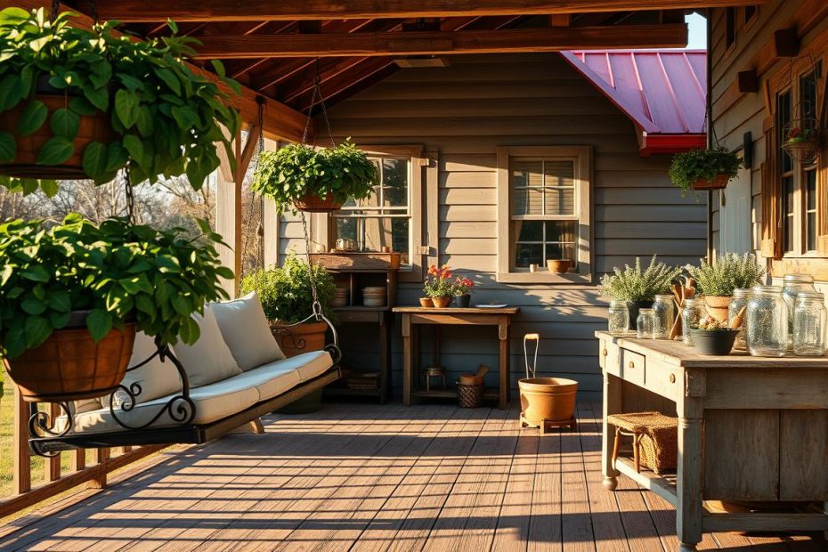Rustic Farmhouse Porch Decor Ideas