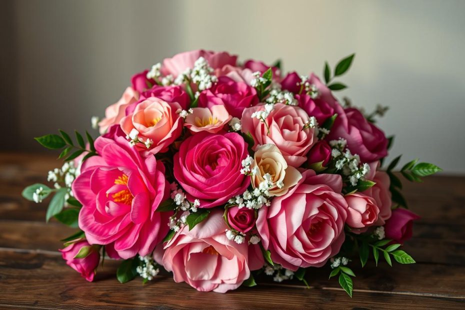Simple DIY Flower Arrangement Using Faux Florals