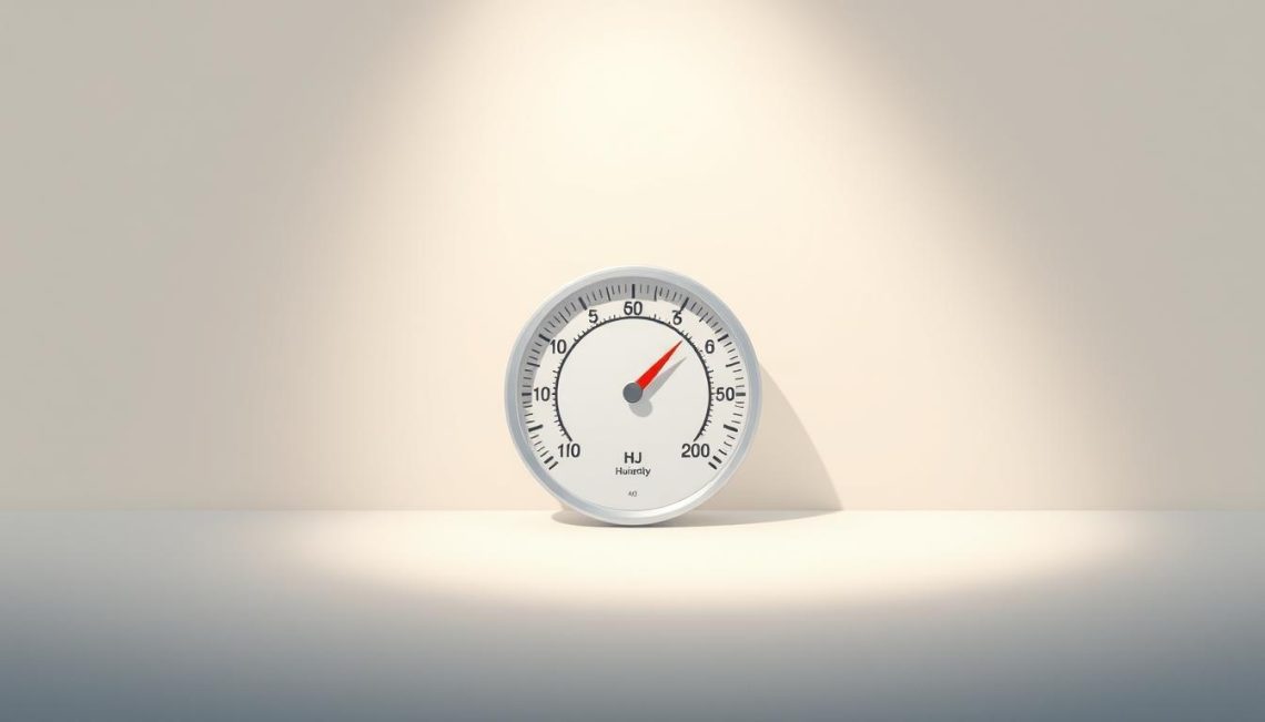 basement humidity level range