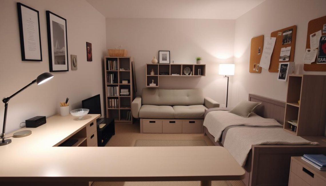 multifunctional furniture for college dorm room