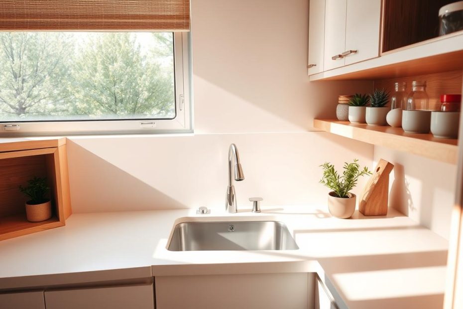 Corner Kitchen Sink