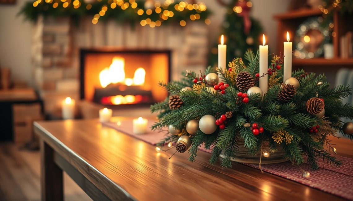 DIY Christmas Centerpiece