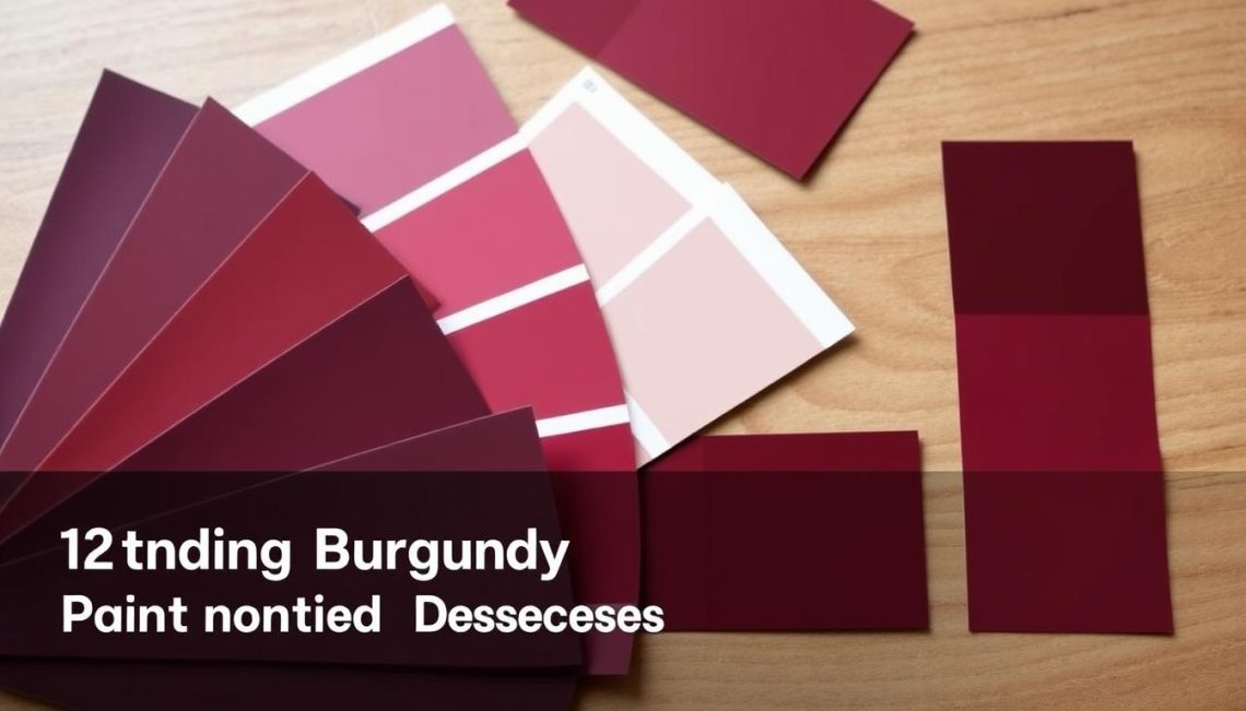 burgundy paint colors
