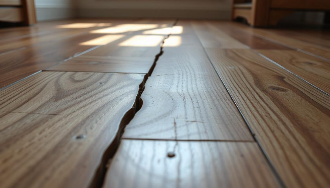 causes of gaps in hardwood floors