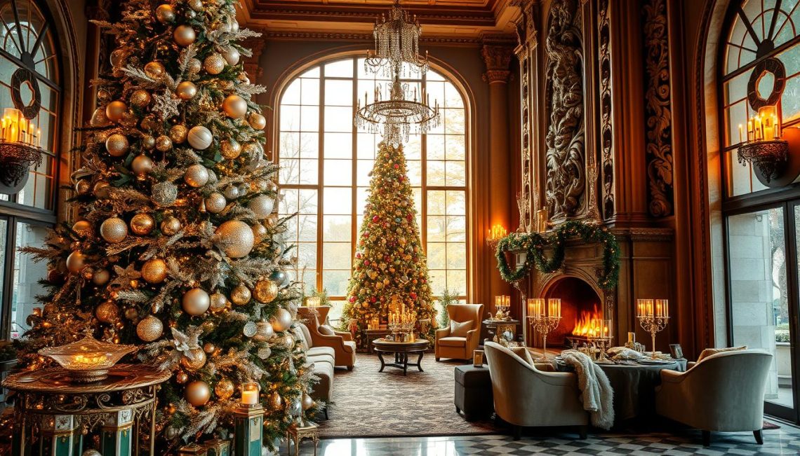luxurious Christmas atmosphere
